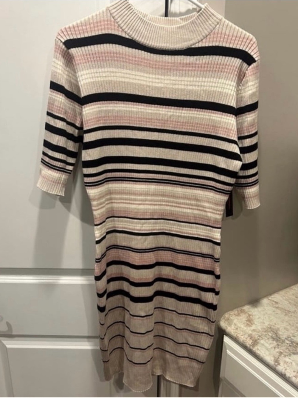 No Boundaries Ribbed Striped Dress XXL Juniors NWT